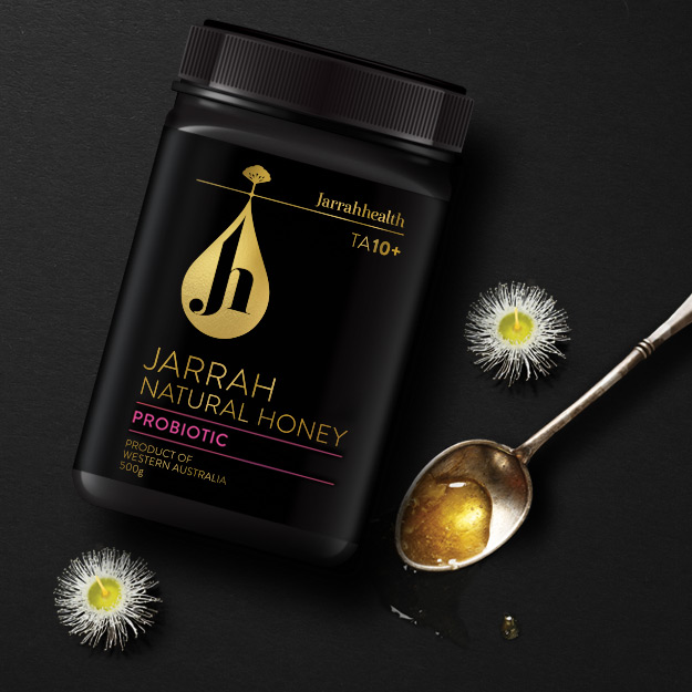 Jarrah Honey Jarrah-Health-home-honey-brand-packaging-design