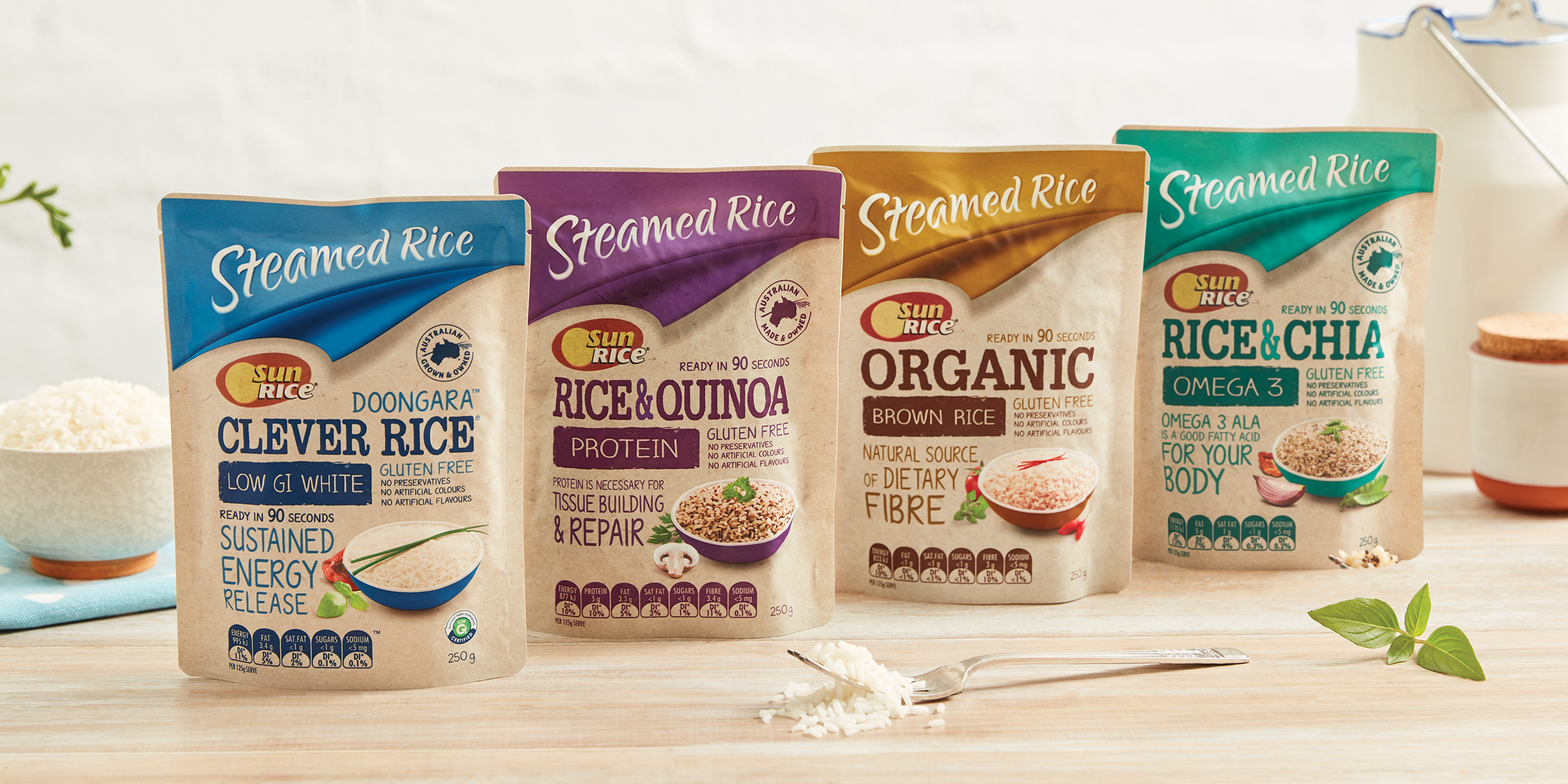 SunRice - Health & Wellbeing Microwave Range Sunrise-Health-wellbeing-microwave-design-packaging